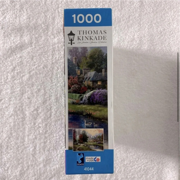 CEACO Thomas Kinkade Leo Studios 1000 PC Landscape Puzzle With Poster  NEW - Picture 5 of 16